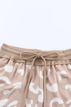 Load image into Gallery viewer, Leopard V-Neck Top and Shorts Lounge Set
