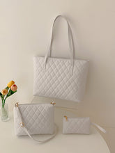 Load image into Gallery viewer, Three-Piece PU Leather Bag Set
