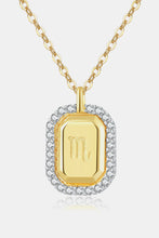 Load image into Gallery viewer, Zircon Decor Constellation Pendant Necklace
