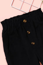 Load image into Gallery viewer, Baby Girls&#39; Paper Bag Pants with Buttons
