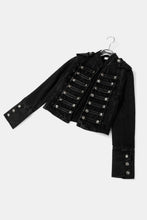 Load image into Gallery viewer, GAWQO Button Detail Military Denim Jacket
