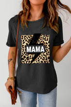 Load image into Gallery viewer, MAMA Leopard Lightning Graphic Tee Shirt
