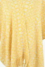 Load image into Gallery viewer, Fringe Hem Open Front Poncho
