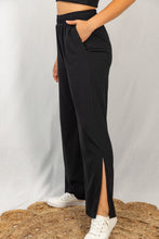Load image into Gallery viewer, White Birch Full Size Side Slit Wide Leg Pants with Pockets
