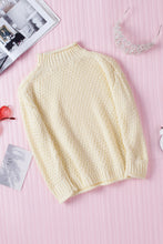 Load image into Gallery viewer, Girls Rolled Hem Dropped Shoulder Sweater
