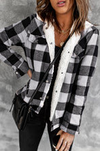 Load image into Gallery viewer, Plaid Fleece Lining Jacket
