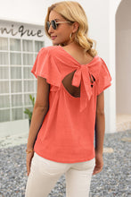 Load image into Gallery viewer, Knotted Cut Out Back Top
