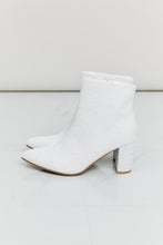 Load image into Gallery viewer, Forever Link Rhinestone Pointed Toe Booties in Ivory

