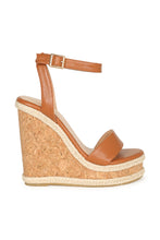 Load image into Gallery viewer, KAYLEEN Vermont Vacation Cork Wedges
