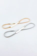 Load image into Gallery viewer, Elastic Iron Skinny Belt
