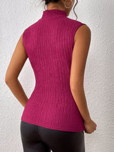 Load image into Gallery viewer, Turtleneck Sleeveless Tank
