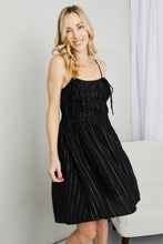 Load image into Gallery viewer, White Birch Full Size Striped Spaghetti Strap Dress
