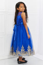 Load image into Gallery viewer, Kid&#39;s Dream Let&#39;s Dance Formal Tutu Dress in Royal Blue
