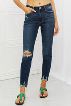 Load image into Gallery viewer, Judy Blue Melaney Full Size Mid Rise Distressed Relaxed Fit Jeans
