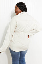 Load image into Gallery viewer, Cotton Bleu Coming to You Full Size Faux Suede Shacket
