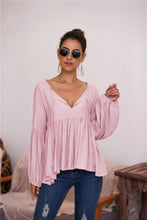 Load image into Gallery viewer, Puff Long Sleeve Pleated Top
