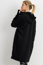 Load image into Gallery viewer, Super Soft Cardigan with Hoodie in Black | DIBS 761 **
