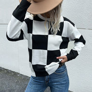 Checkered Light Weight Sweater