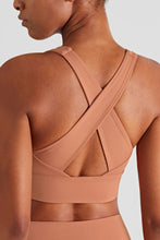Load image into Gallery viewer, Fire and Desire Crisscross Back Sports Bra
