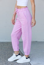 Load image into Gallery viewer, Zenana Popcorn and a Drink Full Size Paperbag Waist Joggers
