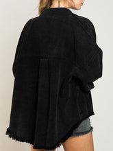 Load image into Gallery viewer, Sequin Detail Long Sleeve Denim Jacket
