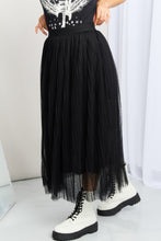 Load image into Gallery viewer, Zenana Full Size Pleated Lined Tulle Skirt
