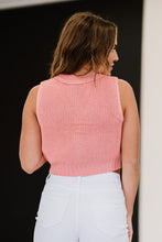 Load image into Gallery viewer, HYFVE Noteworthy Button-Up Cropped Knit Vest
