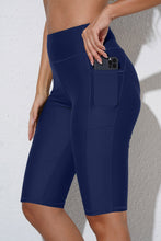 Load image into Gallery viewer, Full Size Swim Biker Shorts with Pockets
