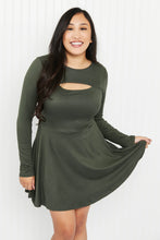 Load image into Gallery viewer, White Birch Wandering the Woods Full Size Mini Dress with Built-In Shorts
