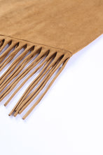 Load image into Gallery viewer, Fringe Hem Suede Skirt
