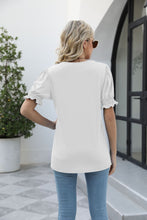 Load image into Gallery viewer, Square Neck Flounce Sleeve Top
