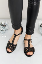 Load image into Gallery viewer, Forever Link Rhinestone Cutout Peep Toe Sandals
