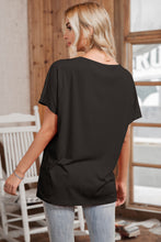 Load image into Gallery viewer, Solid V-Neck Short Sleeve Tee
