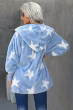 Load image into Gallery viewer, Star Pattern Fuzzy Coat
