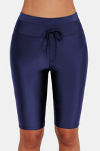 Load image into Gallery viewer, High Waist Drawstring Detail Swim Shorts
