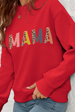 Load image into Gallery viewer, MAMA Leopard Graphic Sweatshirt
