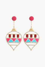 Load image into Gallery viewer, Rhinestone Multicolored Drop Earrings
