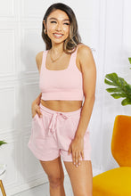 Load image into Gallery viewer, Zenana Full Size Morning Routine Cotton Drawstring Shorts
