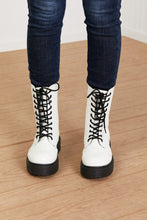 Load image into Gallery viewer, WeeBoo Big Steps Platform Combat Boots
