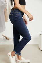 Load image into Gallery viewer, Judy Blue Beatrice Full Size Destroyed Hem Slim Fit Jeans
