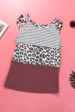 Load image into Gallery viewer, Color Block Shoulder Detail Tank
