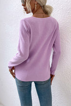 Load image into Gallery viewer, Crisscross V-Neck Knit Top
