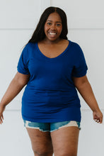 Load image into Gallery viewer, Sew In Love Tee Shirt Weather Full Size Run Pocketed Tee
