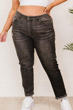 Load image into Gallery viewer, RISEN Guess What? Mid-Rise Distressed Jeans with Pockets
