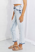 Load image into Gallery viewer, DIBS 3333 RISEN Full Size Camille Acid Wash Crop Straight Jeans
