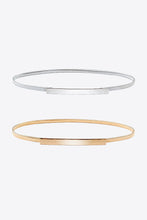 Load image into Gallery viewer, Elastic Iron Skinny Belt
