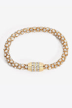 Load image into Gallery viewer, Inlaid Rhinestone Copper Bracelet
