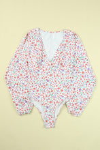 Load image into Gallery viewer, Ditsy Floral Plunge Bodysuit
