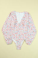 Ditsy Floral Plunge Bodysuit