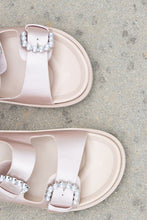 Load image into Gallery viewer, Weeboo Jewel of the Sea Faux Pearl Buckle Slide Sandals
